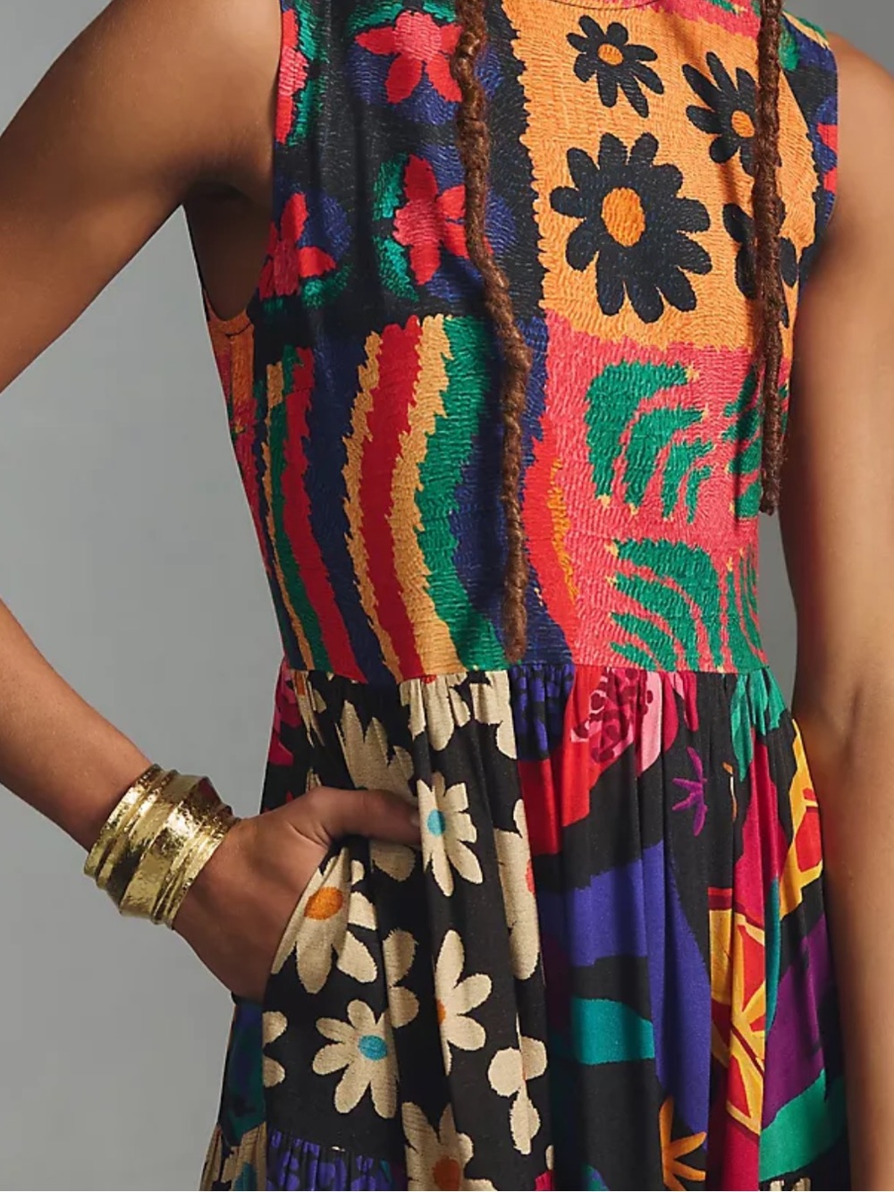 FARM Rio Sleeveless Patchwork Print Dress
XL - Picture 3 of 7